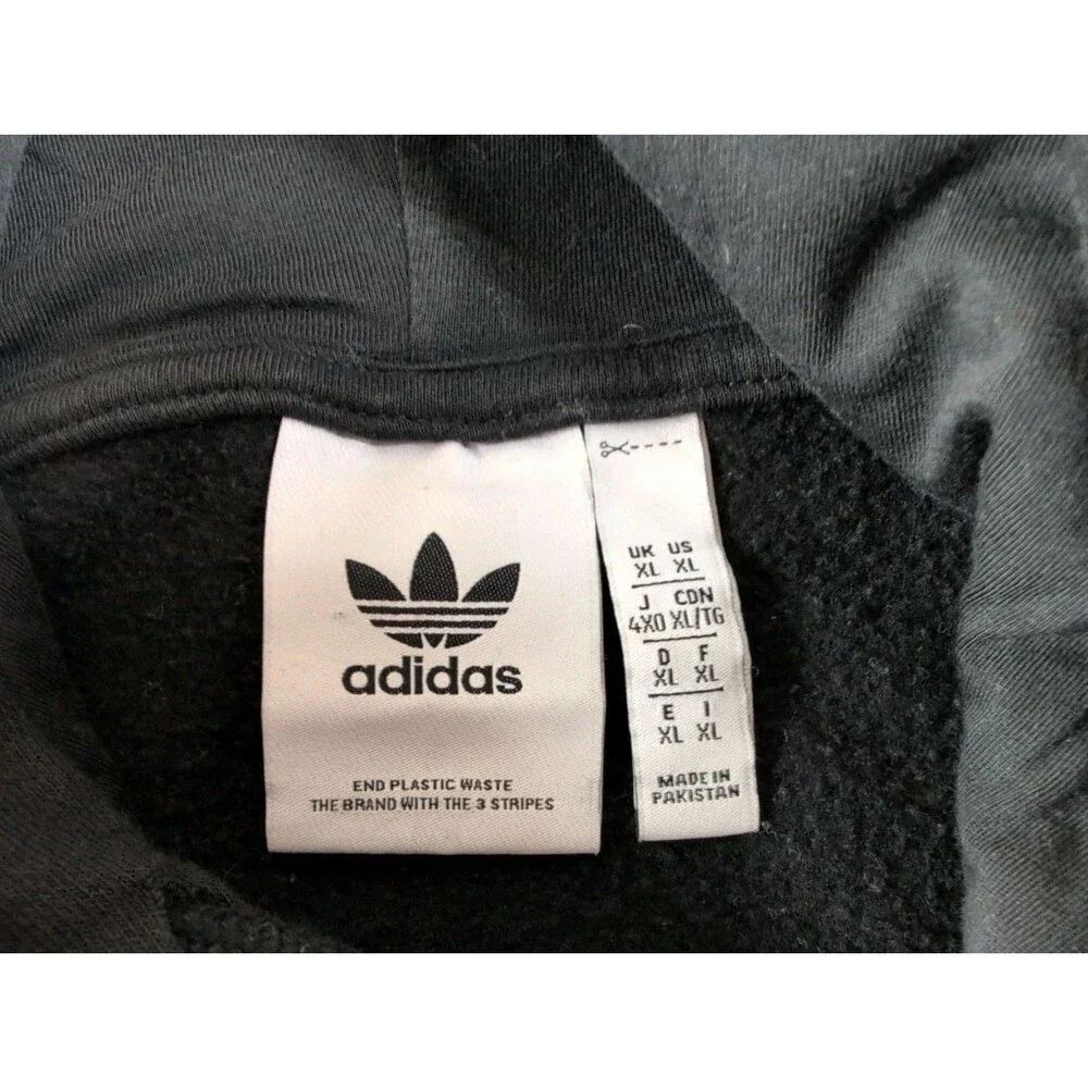 Adidas 50th Anniversary Trefoil Logo Hoodie Black Green Size XL